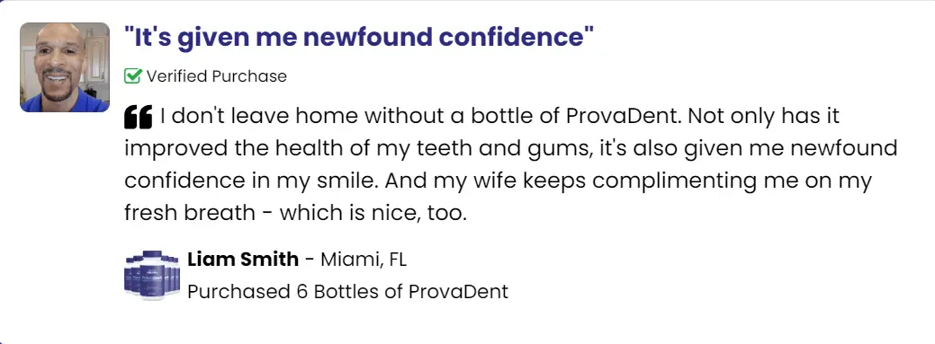 Provadent Customer Review